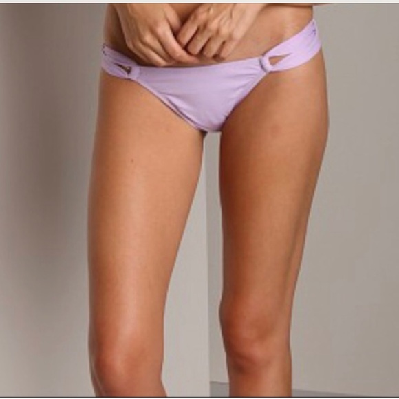 L*Space Lavender Full Cut ‘Taboo’ Bikini Bottom - Picture 3 of 8